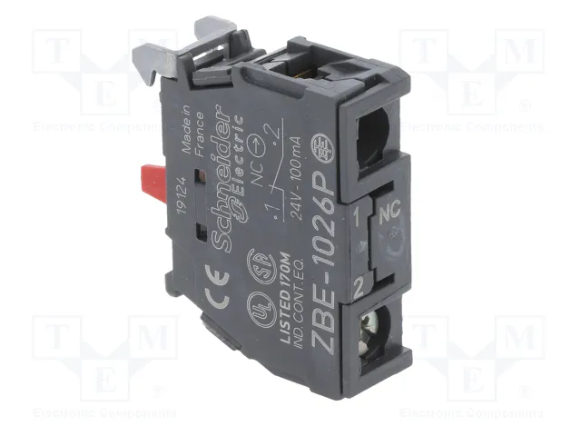 SCHNEIDER ELECTRIC Bloques de contactos Harmony XB4 NC para placa frontal SCHNEIDER ELECTRIC Bloques de contactos Harmony XB4 NC para placa frontal