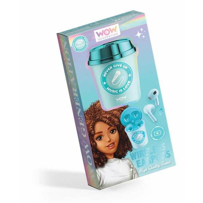 Kids Euroswan Auriculares inalámbricos Bluetooth con estuche en forma de vaso Wow Generation