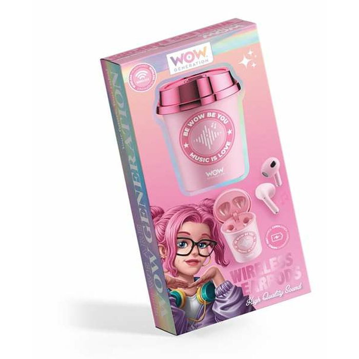 Kids Euroswan Auriculares inalámbricos Bluetooth con estuche en forma de vaso Wow Generation
