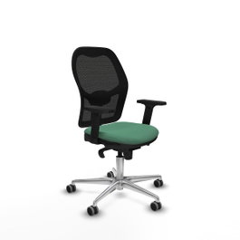 PIQUERAS Y CRESPO Silla de oficina Jorquera Verde Esmeralda y Negro