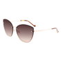 Liujo LJ148S-714 Gafas de sol doradas para mujer