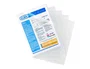 Elba Dossier Uñero Standard Folio Piel Naranja Transparente 140 Micras Caja 100 Ud