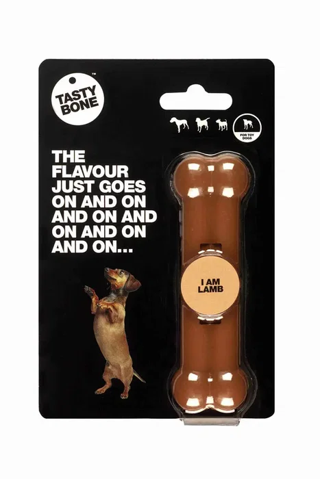 Tasty Bone Juguete para cachorros sabor cordero Tasty Bone Juguete para cachorros sabor cordero