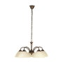 RABALUX Lámpara Colgante Regina 5xE14 con Pantallas de Cristal Crema