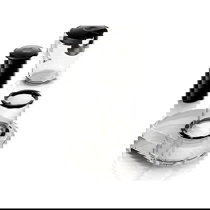 Bosch MES4000 Exprimidor, 3L Depósito Pulpa, 1000W, Color Negro/Gris/Acero Inoxidable