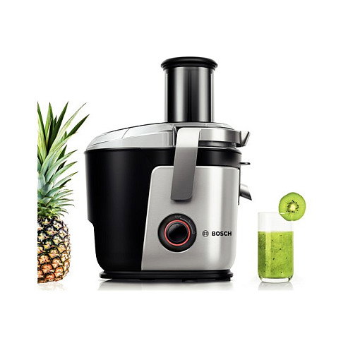 Bosch MES4000 Exprimidor, 3L Depósito Pulpa, 1000W, Color Negro/Gris/Acero Inoxidable