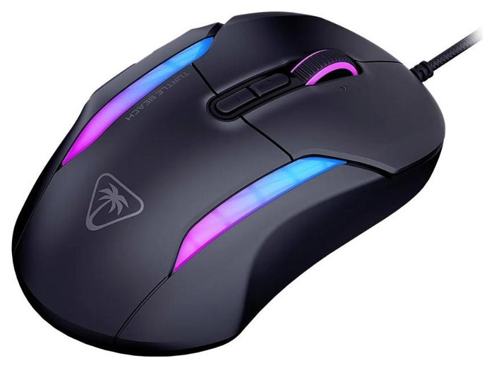 Turtle Beach Kone II Ratón Gaming Ergonómico Negro Ceniza