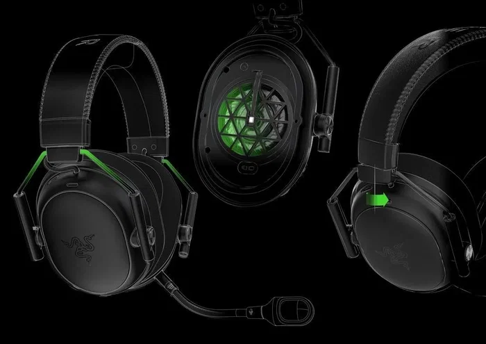 Razer BlackShark V3 Inalámbricos Negro