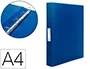 Liderpapel 43432 Carpeta 4 Anillas 25 mm Polipropileno Din A4 Azul Translucido Liderpapel 43432 Carpeta 4 Anillas 25 mm Polipropileno Din A4 Azul Translucido
