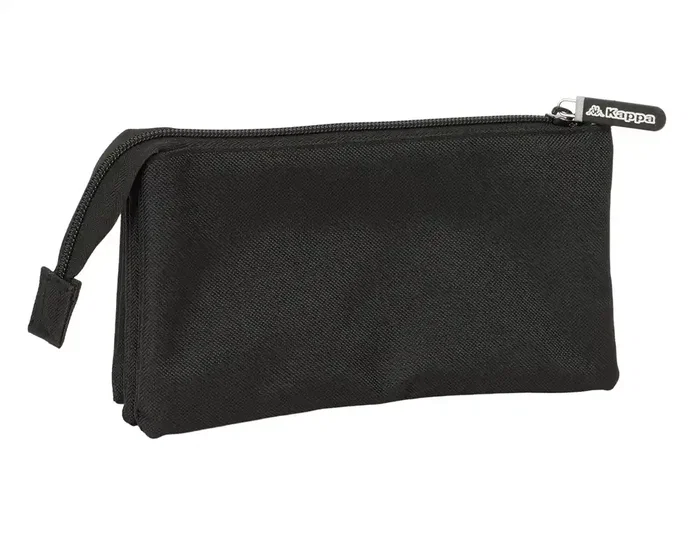 Safta Estuche portatodo triple Kappa Dark con tres cremalleras 120x30x220 mm