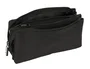 Safta Estuche portatodo triple Kappa Dark con tres cremalleras 120x30x220 mm
