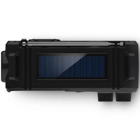 Philips Radio Portátil TAR1609/00 Negra con Linterna SOS, Carga Solar y Manivela, Batería Integrada y Sintonización FM/AM Analógica para Exteriores Philips Radio Portátil TAR1609/00 Negra con Linterna SOS, Carga Solar y Manivela, Batería Integrada y Sintonización FM/AM Analógica para Exteriores