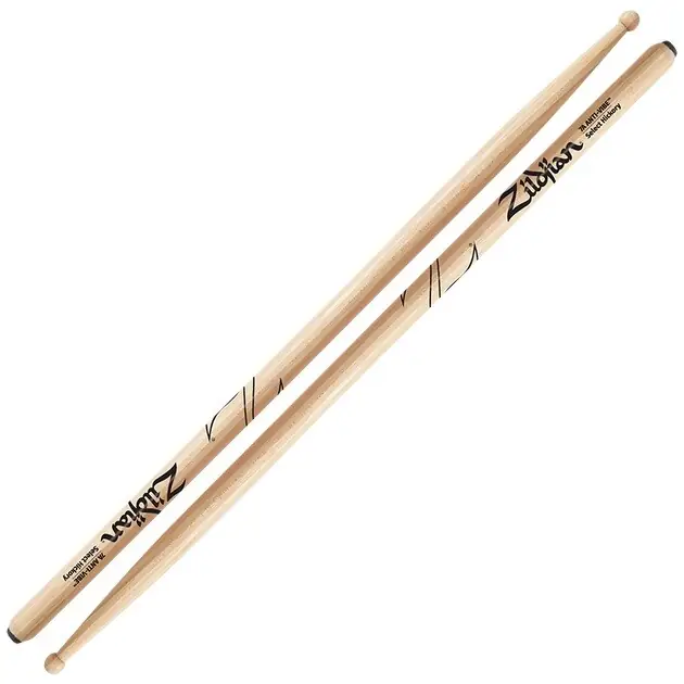 Zildjian Baquetas 7A Hickory Anti-Vibe Natural Zildjian Baquetas 7A Hickory Anti-Vibe Natural