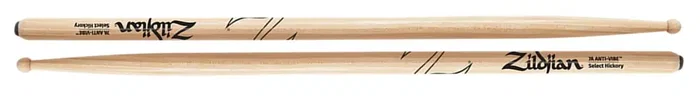 Zildjian Baquetas 7A Hickory Anti-Vibe Natural Zildjian Baquetas 7A Hickory Anti-Vibe Natural