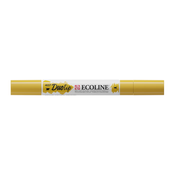 Ecoline Marcador Duotip Ocre Oscuro 407 Ecoline Marcador Duotip Ocre Oscuro 407