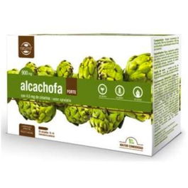 DIETMED Alcachofa Forte 900mg, Complemento Alimenticio Depurativo y Digestivo, 20 Ampollas Bebibles