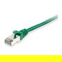 EQUIP Cable de Red Cat6A S/FTP Patch 2xRJ45 10m Verde LSZH - Para Alto Rendimiento y Blindaje