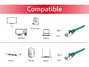 EQUIP Cable Ethernet Cat6A S/FTP 10m Verde