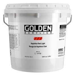 Golden Heavy Body Colores Acrílicos Rojo Naftol Claro 3.78 L