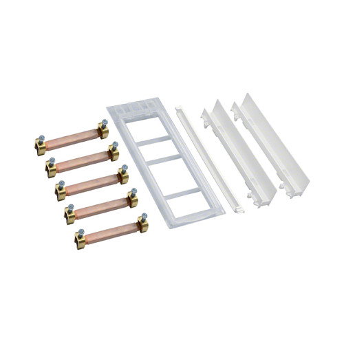 Hager ZM15S Conector de barras colectoras 5p CU 12x5mm Hager ZM15S Conector de barras colectoras 5p CU 12x5mm