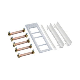 Hager ZM15S Conector de barra colectora universal para armarios 5p CU 12x5mm