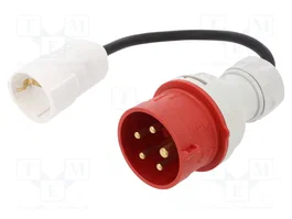 SEZ DK Adaptador de transición macho/hembra 16A 230VAC IEC 60309