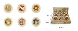 DKD Home Decor Juguete de Madera Multicolor Surtido de 6