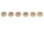 DKD Home Decor Juguete de Madera Multicolor Surtido de 6