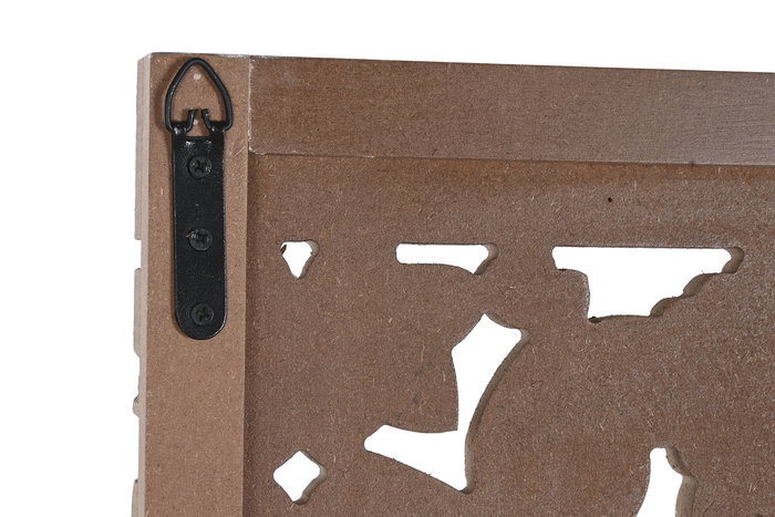 DKD Home Decor Cabecero Cama Indio Marron Natural MDF 180 x 180 cm Set 3 Piezas DKD Home Decor Cabecero Cama Indio Marron Natural MDF 180 x 180 cm Set 3 Piezas