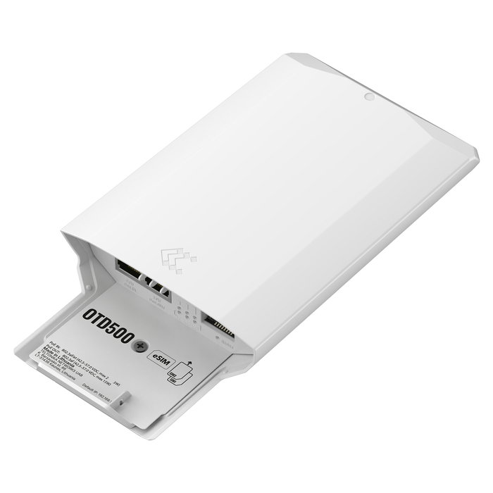 Teltonika Router OTD500 5G Outdoor Router, 2 Puertos PoE, Ethernet WAN/Gigabit, Ranura SIM, Blanco
