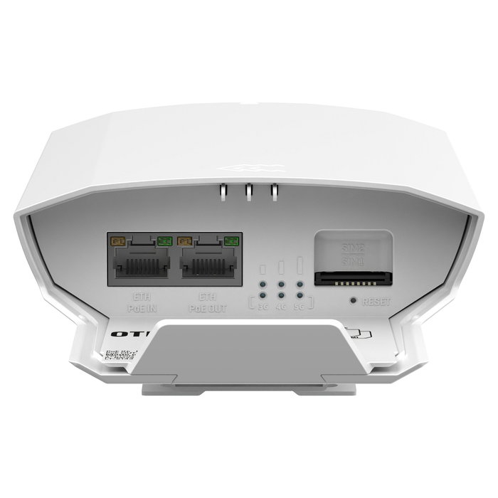 Teltonika Router OTD500 5G Outdoor Router, 2 Puertos PoE, Ethernet WAN/Gigabit, Ranura SIM, Blanco