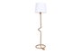 DKD Home Decor Lámpara de pie Cuerda Lino Marrón