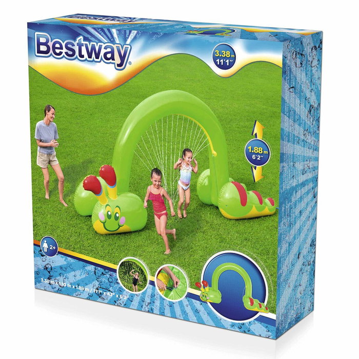 Bestway Aspersor Hinchable Jumbo Gusano 338x110x188 cm