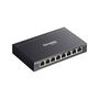 TP-Link ES208GP Switch Gestionado L2 Gigabit Ethernet PoE DIN Rail Negro 8 Puertos
