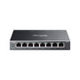 TP-Link ES208GP Switch Gestionado L2 Gigabit Ethernet PoE DIN Rail Negro 8 Puertos