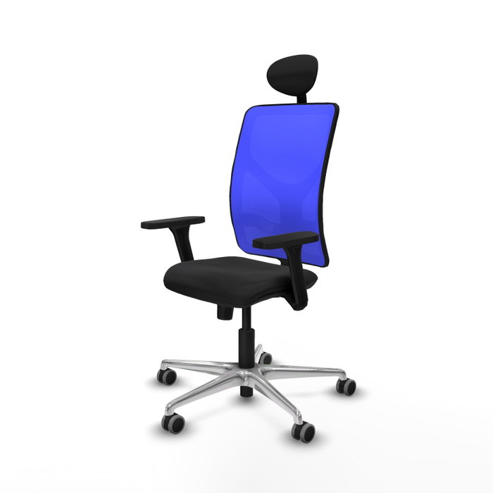 PIQUERAS Y CRESPO Silla de oficina Motilla con mecanismo Sincro, Azul y Negro PIQUERAS Y CRESPO Silla de oficina Motilla con mecanismo Sincro, Azul y Negro