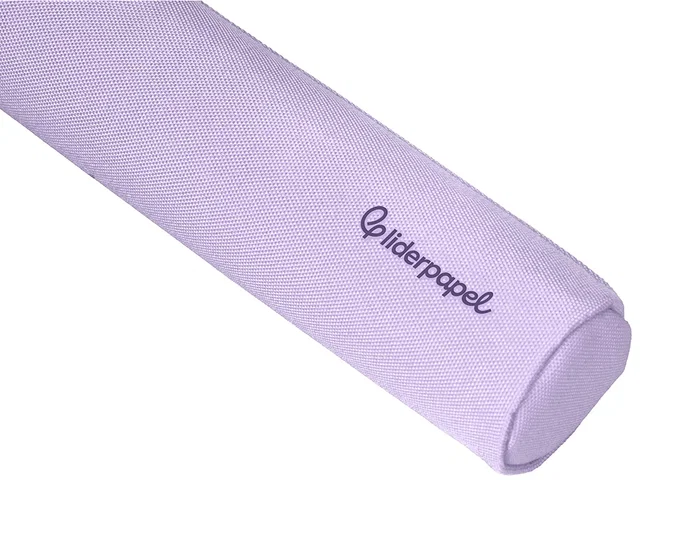 Liderpapel Estuche portatodo Slim cilíndrico lila