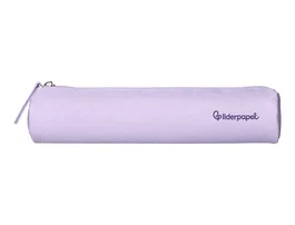 Liderpapel Estuche portatodo Slim cilíndrico lila