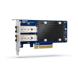 QNAP QXG-10G2SF-X710 Adaptador de Red Interno PCIe 3.0 x8 con 2 Puertos SFP+ 10G para NAS