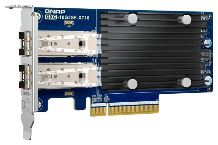 QNAP QXG-10G2SF-X710 Tarjeta de red 2x 10GbE SFP+ PCIe 3.0 x8