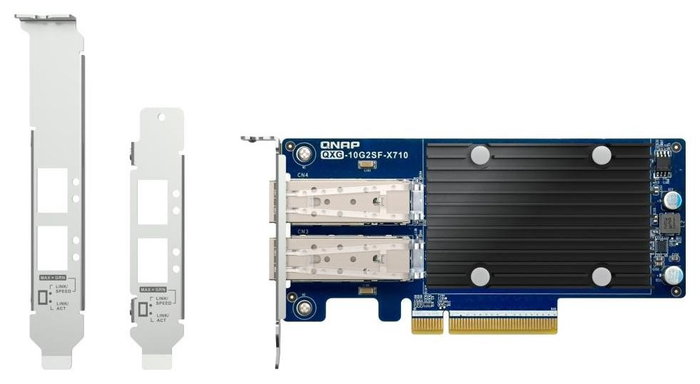 QNAP QXG-10G2SF-X710 Tarjeta de red 2x 10GbE SFP+ PCIe 3.0 x8