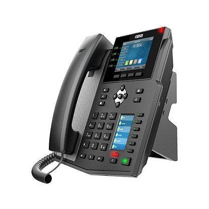 Fanvil Teléfono IP X5U V2 Negro, 16 Líneas, Gigabit Ethernet, Pantalla 3.5"