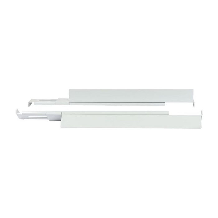 ALLNET Carril de rack variable L=502-849mm Blanco (1 Par)