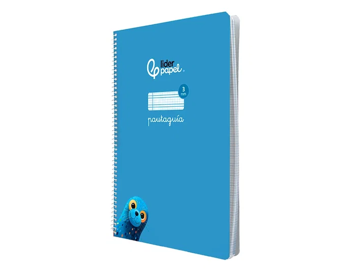 Liderpapel Cuaderno Espiral A4 Pautaguía Tapa Blanda 80 Hojas 75gr Cuadro Pautado 3mm Azul Liderpapel Cuaderno Espiral A4 Pautaguía Tapa Blanda 80 Hojas 75gr Cuadro Pautado 3mm Azul