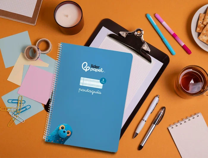 Liderpapel Cuaderno Espiral A4 Pautaguía Tapa Blanda 80 Hojas 75gr Cuadro Pautado 3mm Azul Liderpapel Cuaderno Espiral A4 Pautaguía Tapa Blanda 80 Hojas 75gr Cuadro Pautado 3mm Azul