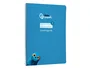 Liderpapel Cuaderno Espiral A4 Pautaguía Tapa Blanda 80 Hojas 75gr Cuadro Pautado 3mm Azul