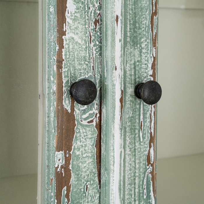 Vitrina Madera Reciclada Salón 101 X 44 X 216 cm