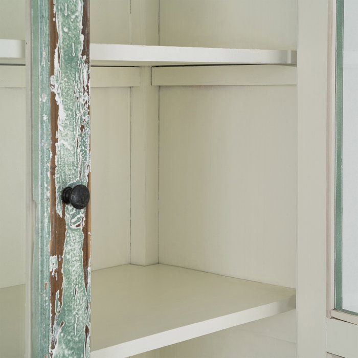 Vitrina Madera Reciclada Salón 101 X 44 X 216 cm