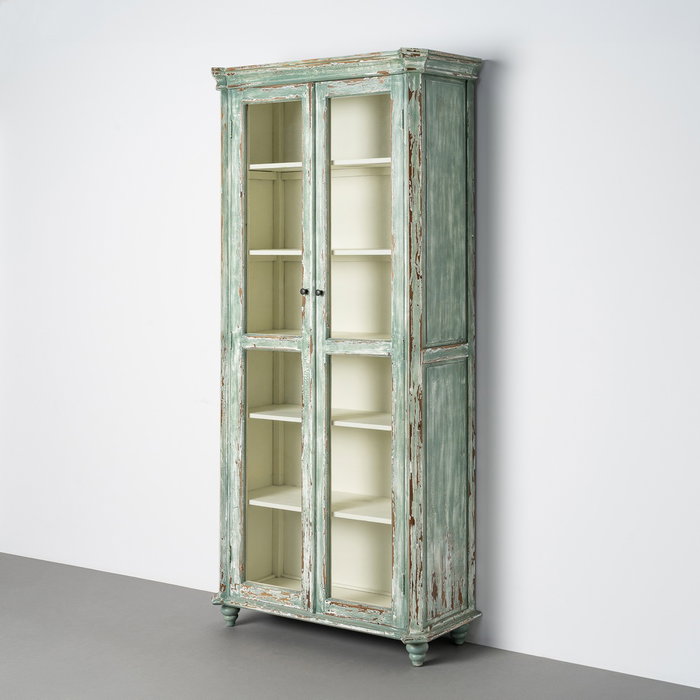 Vitrina Madera Reciclada Salón 101 X 44 X 216 cm