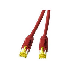 EFB Elektronik Patchkabel Cat.6a S/FTP LSZH Rojo 1m
